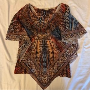 World Unity Patterned Blouse
